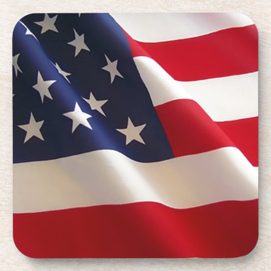 米国国旗 コースター (正面)