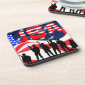 米国国旗 コースター (左側)