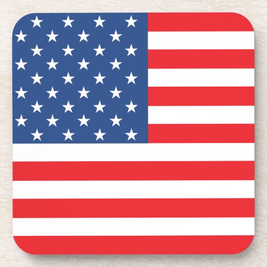 米国国旗 コースター (正面)