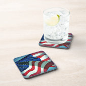 米国国旗 コースター (右側)