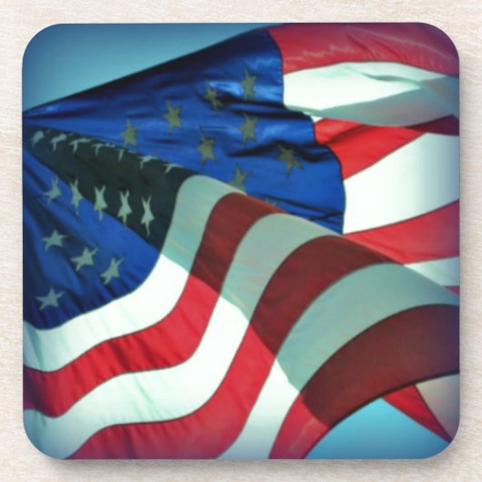 米国国旗 コースター (正面)