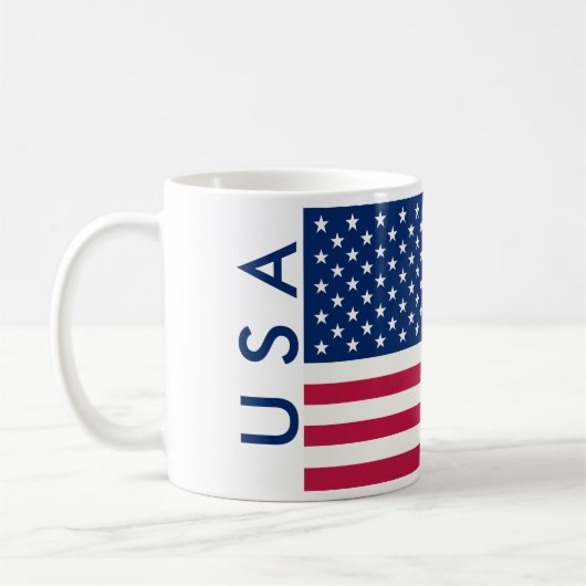 米国国旗 コーヒーマグカップ (左)