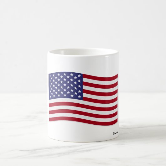 米国国旗 コーヒーマグカップ (中央)