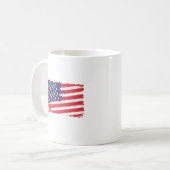 米国国旗 コーヒーマグカップ (正面左)