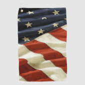 米国国旗 ゴルフタオル (正面)