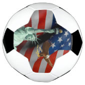 米国国旗 サッカーボール (回転)
