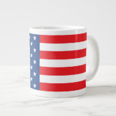 米国国旗 ジャンボコーヒーマグカップ (正面右)