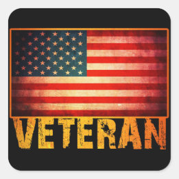 米国国旗 スクエアシール