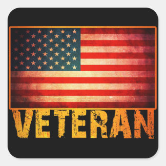 米国国旗 スクエアシール