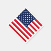 米国国旗 スタンダードカクテルナプキン (角)