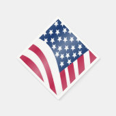 米国国旗 スタンダードカクテルナプキン (角)