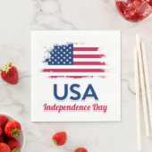 米国国旗 スタンダードランチョンナプキン (インサイチュ)