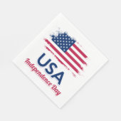 米国国旗 スタンダードランチョンナプキン (角)