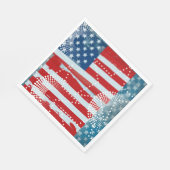 米国国旗 スタンダードランチョンナプキン (角)