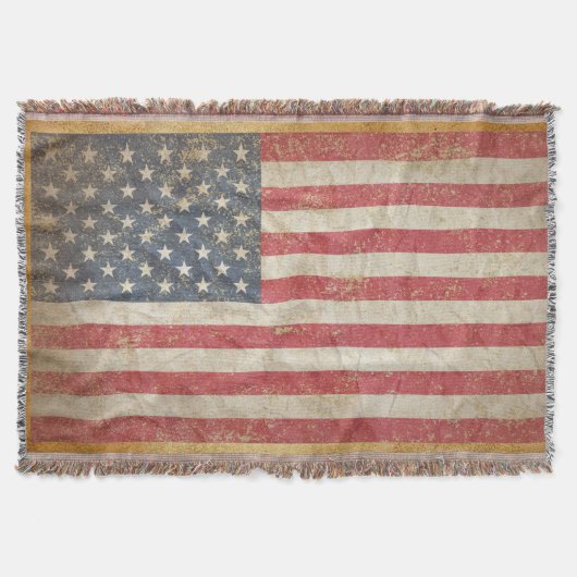 米国国旗 スローブランケット (正面)