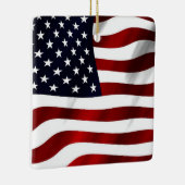 米国国旗 セラミックオーナメント (右)