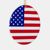 米国国旗 セラミックオーナメント (右)