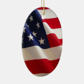 米国国旗 セラミックオーナメント (右)