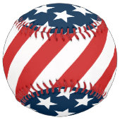 米国国旗 ソフトボール (裏面)