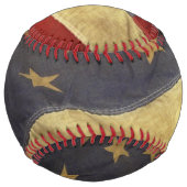米国国旗 ソフトボール (裏面)