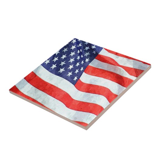 米国国旗 タイル (側面)