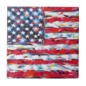 米国国旗 タイル (正面)