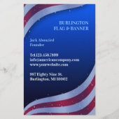 米国国旗 チラシ (正面)