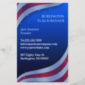 米国国旗 チラシ (正面)