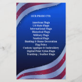 米国国旗 チラシ (裏面)