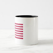 米国国旗 ツートーンマグカップ (中央)