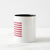 米国国旗 ツートーンマグカップ (中央)