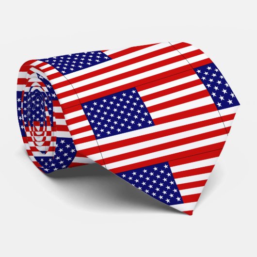 米国国旗 ネクタイ (ロール)