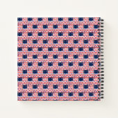 米国国旗 ノートブック (裏面)