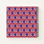 米国国旗 ノートブック (裏面)