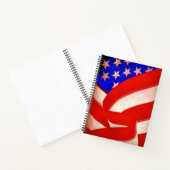米国国旗 ノートブック (内部)
