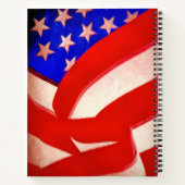 米国国旗 ノートブック (裏面)