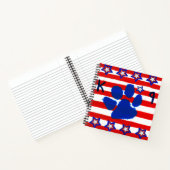 米国国旗 ノートブック (内部)