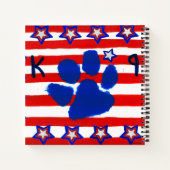 米国国旗 ノートブック (裏面)