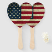 米国国旗 ハンドファン (正面&裏面)