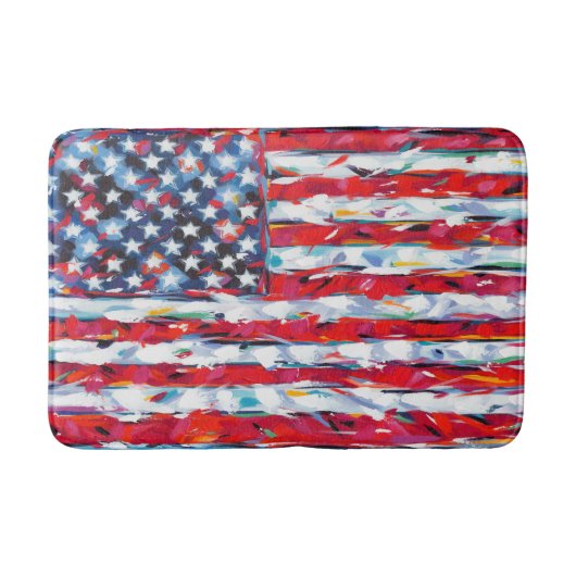 米国国旗 バスマット (正面)