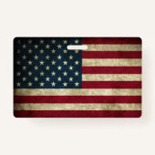 米国国旗 バッジ (裏面)