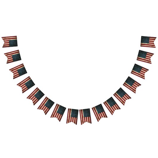 米国国旗 バンティングフラッグ (全)