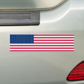 米国国旗 バンパーステッカー (車上)