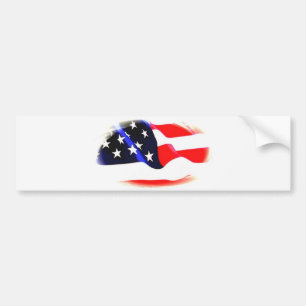 米国国旗 バンパーステッカー
