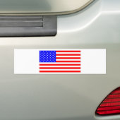 米国国旗 バンパーステッカー (車上)