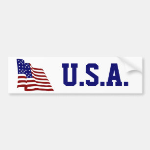 米国国旗 バンパーステッカー