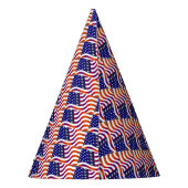 米国国旗 パーティーハット (裏面)