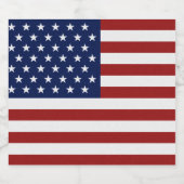 米国国旗 ビールラベル (シングルラベル)