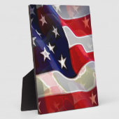 米国国旗 フォトプラーク (側面)