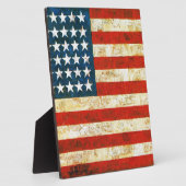 米国国旗 フォトプラーク (側面)